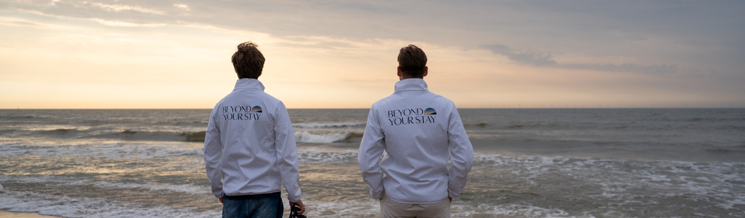 Beyond Your Stay, on location at sunset